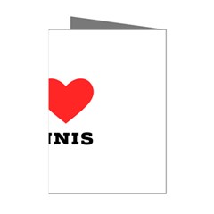 I Love Dennis Mini Greeting Cards (pkg Of 8) by ilovewhateva