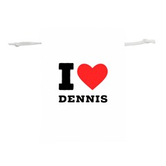 I love dennis Lightweight Drawstring Pouch (L)