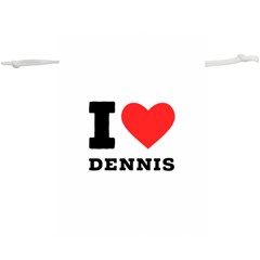 I love dennis Lightweight Drawstring Pouch (XL)