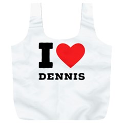 I love dennis Full Print Recycle Bag (XXL)