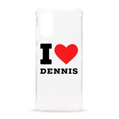 I love dennis Samsung Galaxy S20 6.2 Inch TPU UV Case