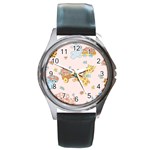 mohanad fa Round Metal Watch Front