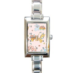 Mohanad Fa Rectangle Italian Charm Watch