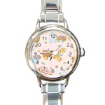 mohanad fa Round Italian Charm Watch Front