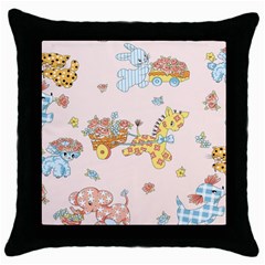 Mohanad Fa Throw Pillow Case (black)