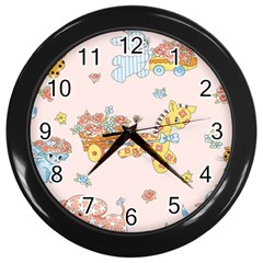 Mohanad Fa Wall Clock (black)