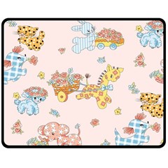 Mohanad Fa Two Sides Fleece Blanket (medium)