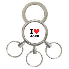 I Love Jack 3-ring Key Chain by ilovewhateva