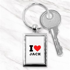 I Love Jack Key Chain (rectangle) by ilovewhateva