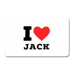 I love jack Magnet (Rectangular) Front