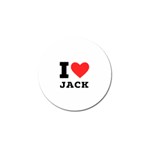 I love jack Golf Ball Marker (10 pack) Front