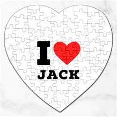 I Love Jack Jigsaw Puzzle (heart) by ilovewhateva