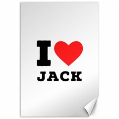 I Love Jack Canvas 12  X 18  by ilovewhateva