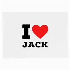 I Love Jack Large Glasses Cloth by ilovewhateva