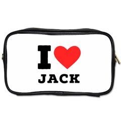 I Love Jack Toiletries Bag (two Sides) by ilovewhateva