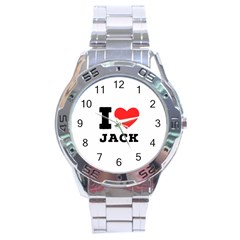 I Love Jack Stainless Steel Analogue Watch by ilovewhateva