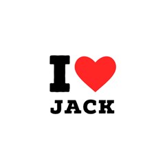 I Love Jack Play Mat (square) by ilovewhateva