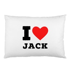 I Love Jack Pillow Case (two Sides) by ilovewhateva