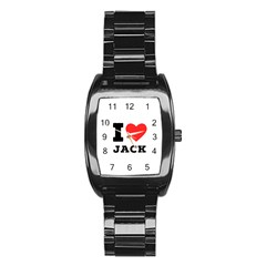 I Love Jack Stainless Steel Barrel Watch by ilovewhateva