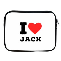 I Love Jack Apple Ipad 2/3/4 Zipper Cases by ilovewhateva