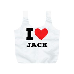 I Love Jack Full Print Recycle Bag (s) by ilovewhateva