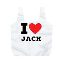 I Love Jack Full Print Recycle Bag (m) by ilovewhateva