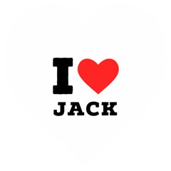 I Love Jack Wooden Puzzle Heart by ilovewhateva