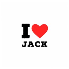 I Love Jack Wooden Puzzle Square by ilovewhateva