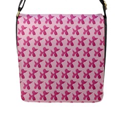 Dog Balloon  Flap Closure Messenger Bag (l)