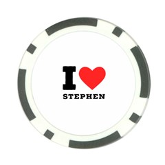 I Love Stephen Poker Chip Card Guard (10 Pack) by ilovewhateva