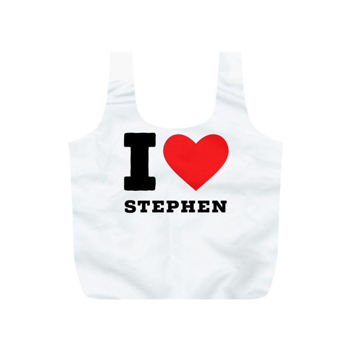 I love stephen Full Print Recycle Bag (S)