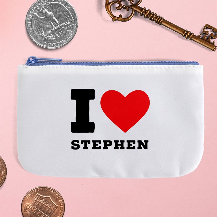 I love stephen Large Coin Purse