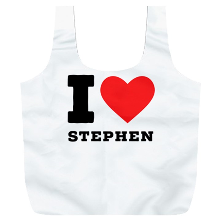 I love stephen Full Print Recycle Bag (XXXL)