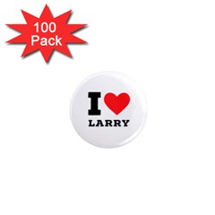 I Love Larry 1  Mini Magnets (100 Pack)  by ilovewhateva