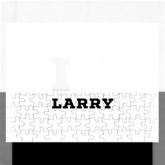 I Love Larry Rectangular Jigsaw Puzzl by ilovewhateva