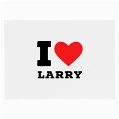 I Love Larry Large Glasses Cloth by ilovewhateva