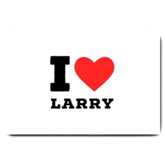 I Love Larry Large Doormat by ilovewhateva