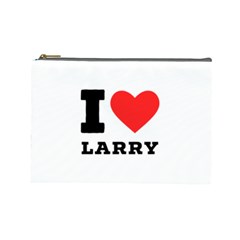 I Love Larry Cosmetic Bag (large) by ilovewhateva