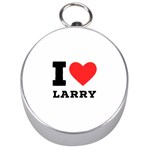 I love larry Silver Compasses Front