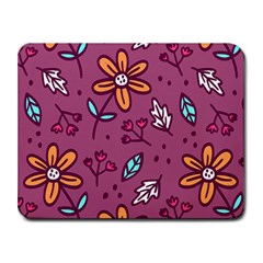 Flowers Petals Leaves Foliage Small Mousepad