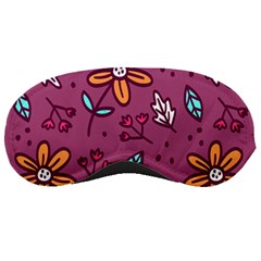 Flowers Petals Leaves Foliage Sleeping Mask by Ravend