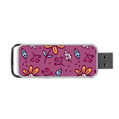 Flowers Petals Leaves Foliage Portable Usb Flash (two Sides) by Ravend