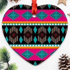 Abstract Art Pattern Design Vintage Ornament (Heart)