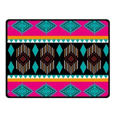 Abstract Art Pattern Design Vintage Fleece Blanket (Small)