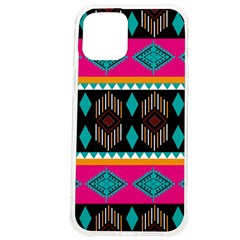 Abstract Art Pattern Design Vintage iPhone 12 Pro max TPU UV Print Case