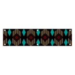 Abstract Art Pattern Design Vintage Banner and Sign 4  x 1  Front