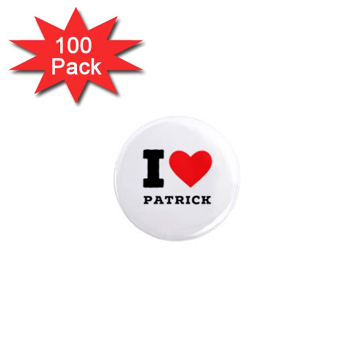 I love Patrick  1  Mini Magnets (100 pack) 