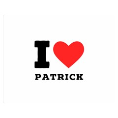 I Love Patrick  Premium Plush Fleece Blanket (medium) by ilovewhateva