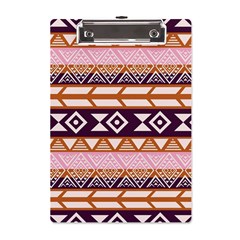 Print Pattern Design Vintage A5 Acrylic Clipboard by Ravend