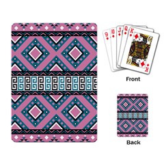 Pink Pattern Design Vintage Playing Cards Single Design (rectangle) by Ravend